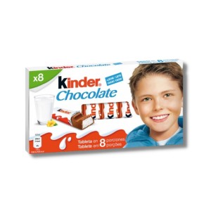 Barritas KINDER 8 Porciones 100 Gr