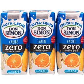 Fruta + Leche Caribe DON SIMON Pack 3 X 33 CL