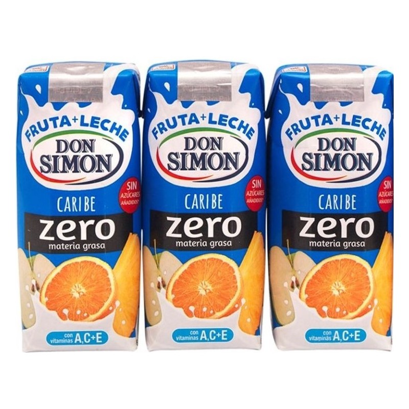 Fruta + Leche Caribe DON SIMON Pack 3 X 33 CL | Cash Borosa