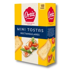 Mini Tostas Rectangulares ORTIZ - BIMBO 100 GR