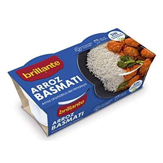 Arroz Basmati  BRILLANTE 2X125 GR | Cash Borosa