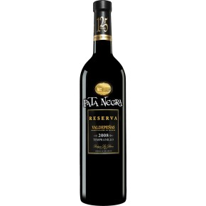 Vino PATA NEGRA Valdepeñas Reserva 75 CL