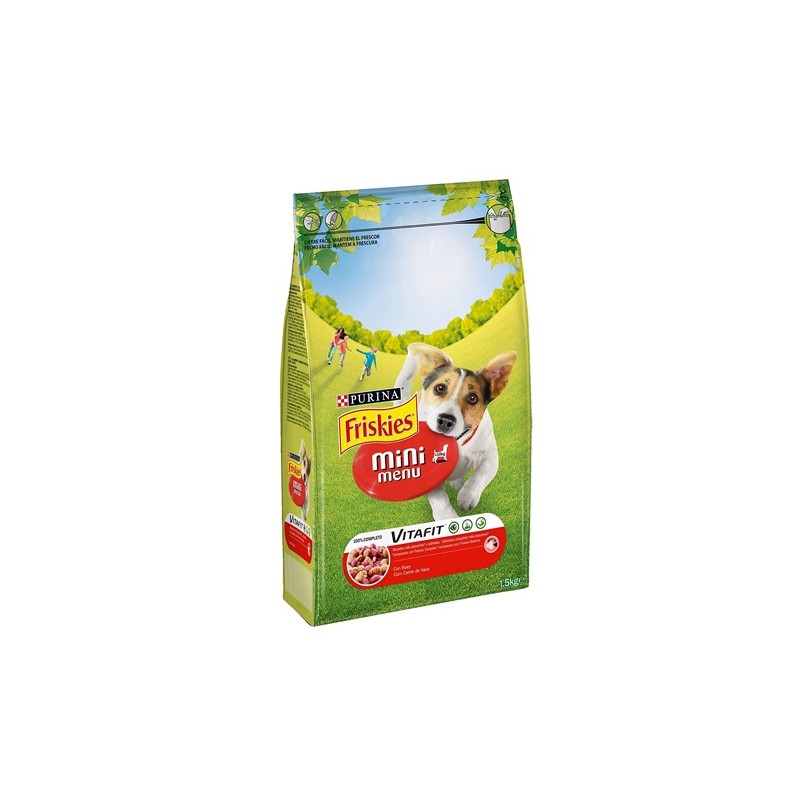 Ani. Perro Pienso FRISKIES 1.5K Mini Bue | Cash Borosa