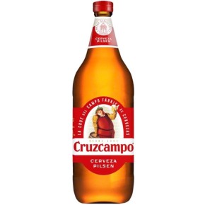 Cerveza Botella 1 L CRUZCAMPO Tapon Rosca