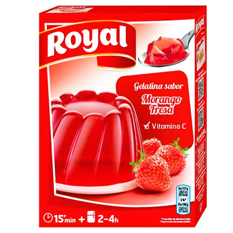 Preparado De Gelatina Fresa Royal  170 Gr | Cash Borosa