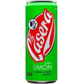 Refresco LA CASERA  Limon Lata 33 CL