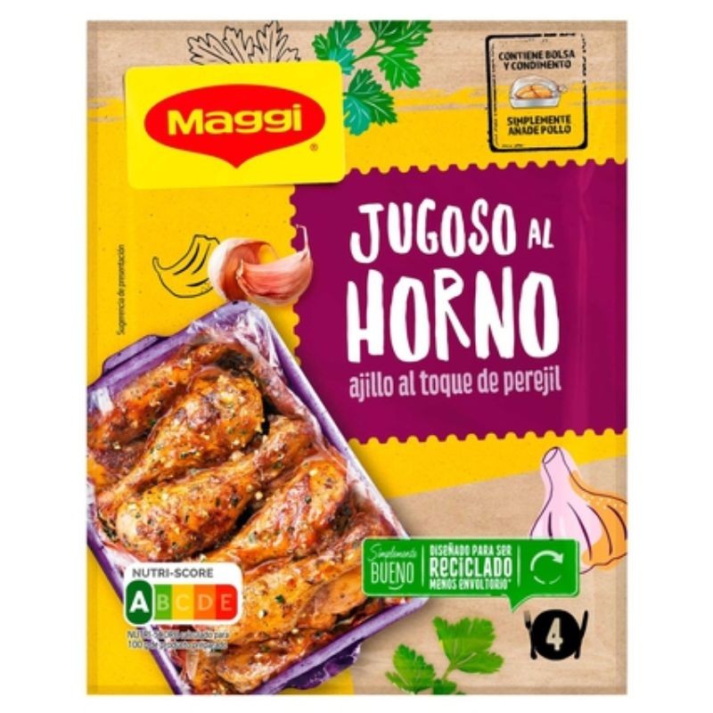 Sazonador  MAGGI Al Horno Pollo al Ajo | Cash Borosa