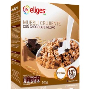 Cereales IFA Muesli Crujiente con Chocolate 500 Gr