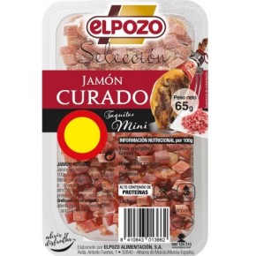 Jamon Serrano Taquitos ELPOZO 1€  65 GR