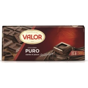 Chocolate Negro VALOR 300 Gr