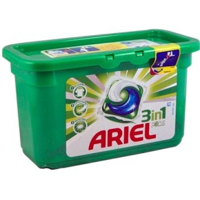 Detergente Ropa Capsulas ARIEL 3 en 1 18 UND