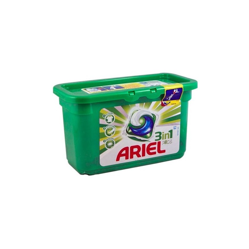 Detergente Ropa Capsulas ARIEL 3 en 1 18 UND | Borosa Market