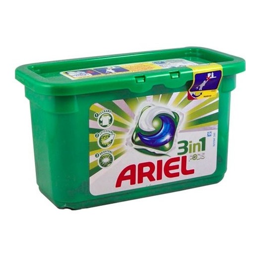 Detergente Ropa Capsulas ARIEL 3 en 1 18 UND | Borosa Market
