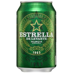 Cerveza Lata ESTRELLA LEVANTE 33 CL