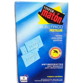 Insecticida Recambio Pastillas  MATON 30 Und