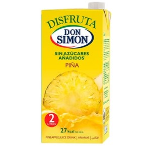 Nectar de Piña Disfruta Sin Azucares  DON SIMON 2 L