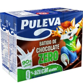 Batido Cacao Zero Azucar PULEVA Pack 6 UND