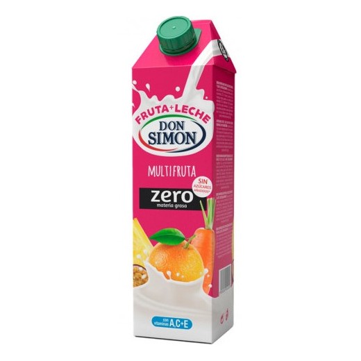 Fruta + Leche Multifrutas DON SIMON Zero 1 L | Cash Borosa