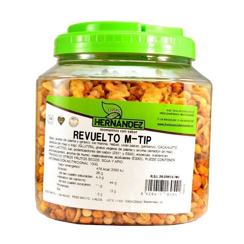 Revuelto M-Tip con Pasas HERNANDEZ Cubo 1.5 Kg | Borosa Market