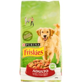 Ani. Perro Pienso FRISKIES 15 K Cereales Carne Verdura