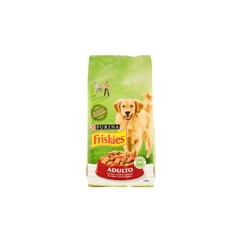 Ani. Perro Pienso FRISKIES 15 K Cereales Buey Verdura | Cash Borosa