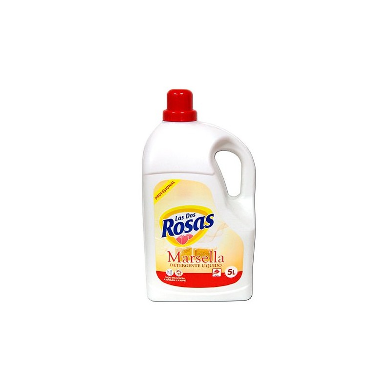 Detergente Ropa Liquido 2 Rosas Marsella  5 L 60 Dosis | Borosa Market