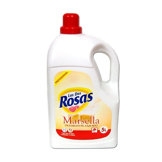 Detergente Ropa Liquido 2 Rosas Marsella  5 L 60 Dosis | Borosa Market