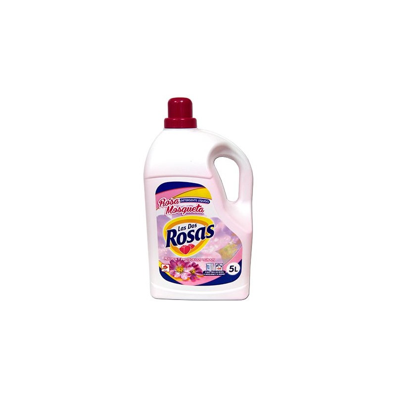 Detergente Ropa Liquido 2 Rosas Rosa Mosqueta 5 L  60 Dosis | Borosa Market