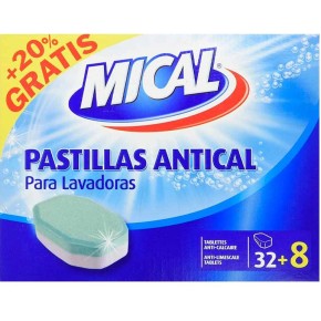 Antical Pasti. Lavadora Mical 32+8 Und