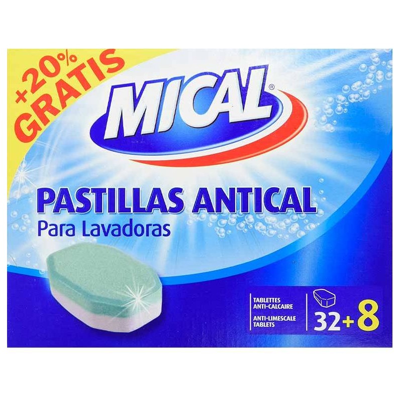 Antical Pasti. Lavadora Mical 32+8 Und | Cash Borosa