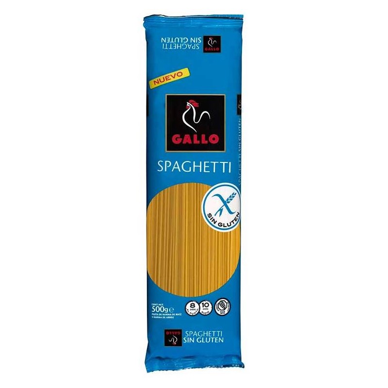 Spaghettis Sin Gluten GALLO 450 Gr | Cash Borosa