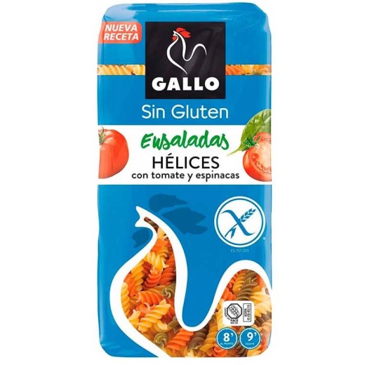 Helices Colores Sin Gluten GALLO 450 GR | Cash Borosa