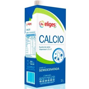 Leche Semidesnatada Calcio IFA 1 L