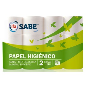 Papel Higienico 24 Rollos IFA 2 Capas