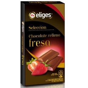 Chocolate Relleno de Fresa IFA 100 GR