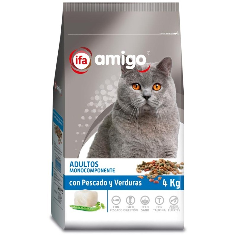 Ani. Gato IFA Pienso 2 KG Pescado-Vegetal | Cash Borosa