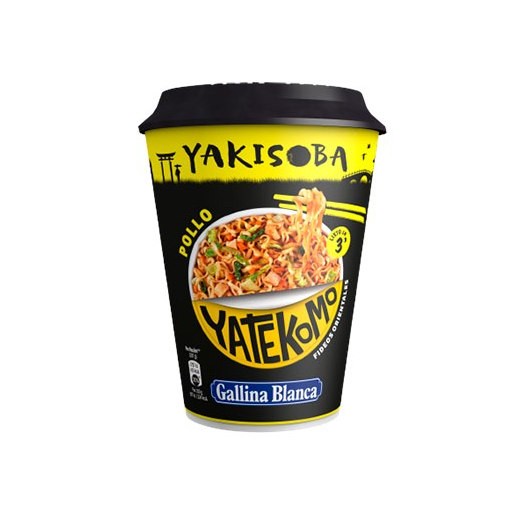 Fideo Oriental Vaso G.BLANCA YATEKOMO Yakisoba Pollo 93 GR | Cash Borosa