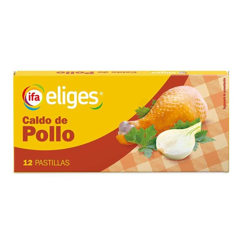 Caldo Pollo IFA Estuche 12 Pastillas | Cash Borosa