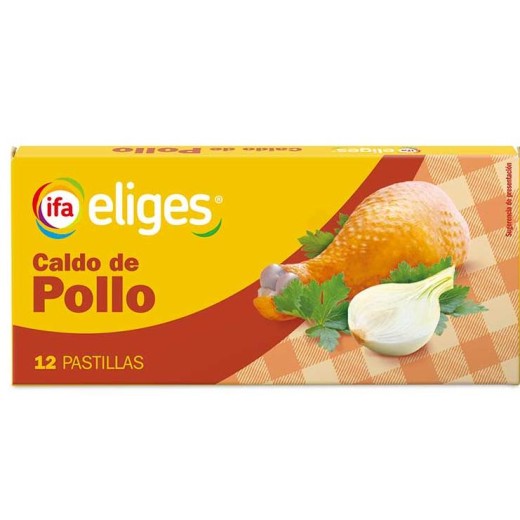 Caldo Pollo IFA Estuche 12 Pastillas | Cash Borosa