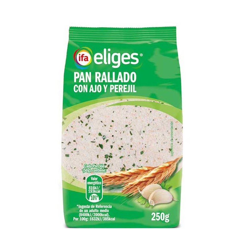 Pan Rallado Ajo Perejil IFA 250 GR | Cash Borosa