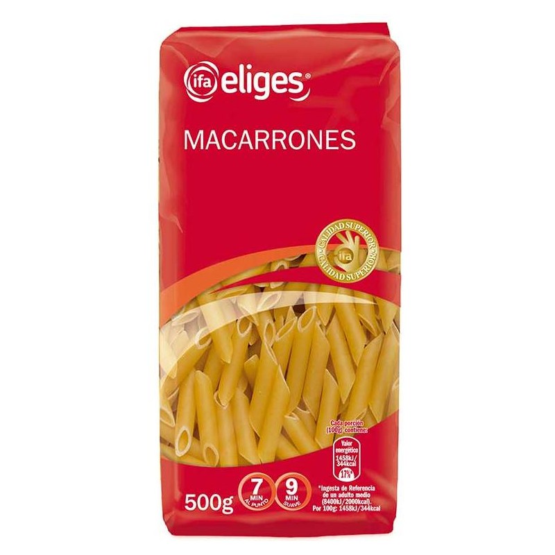 Macarrones IFA 500 GR | Cash Borosa