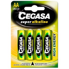 Pila CEGASA Super Alc. Lr6-1.5V 4 Ud