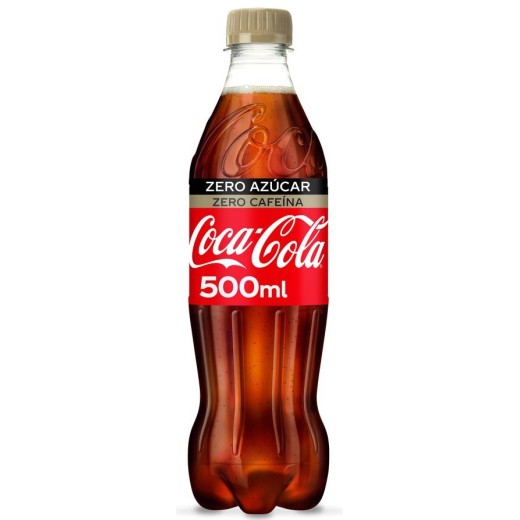 Refresco COCA COLA Zero Sin Cafeina 500 ML | Cash Borosa