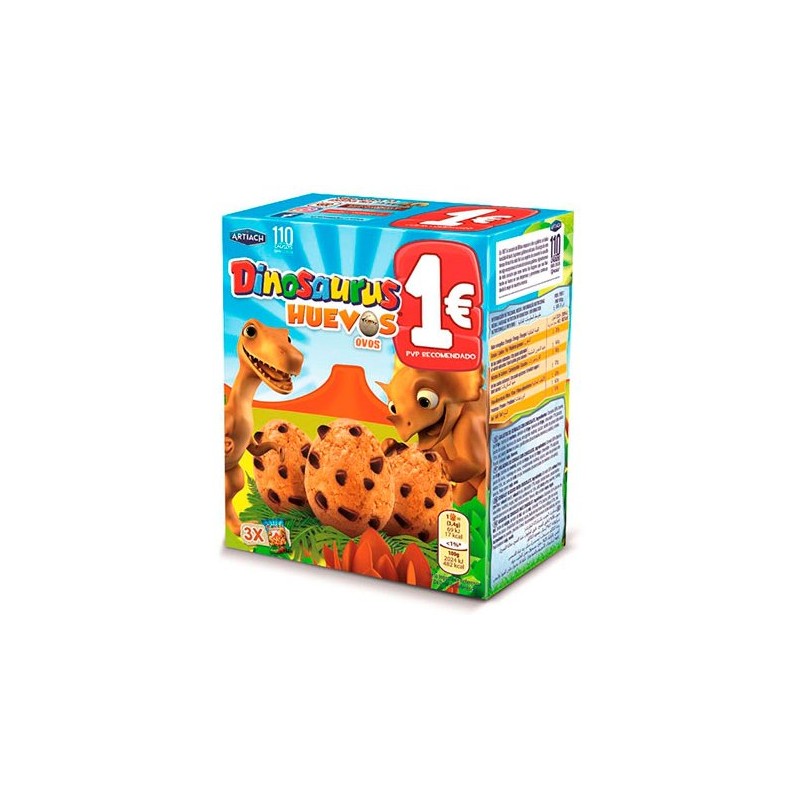 Galleta DINOSAURUS Cookiness 0% Azucar ARTIACH 185 Gr | Cash Borosa