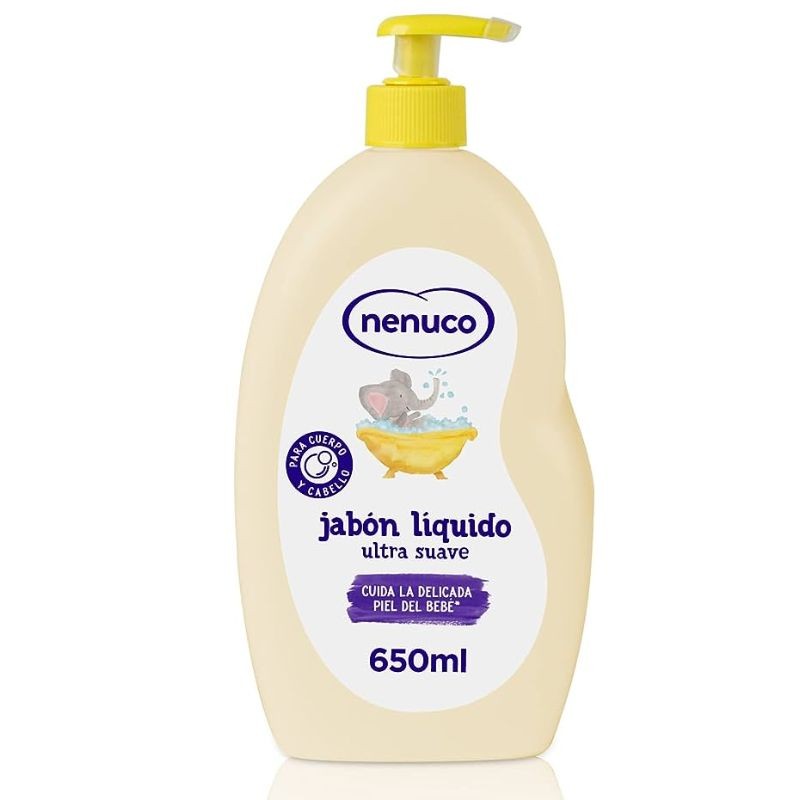 Gel Baño Bebe NENUCO Ultra Suave Piel Delicada 650 Ml | Borosa Market