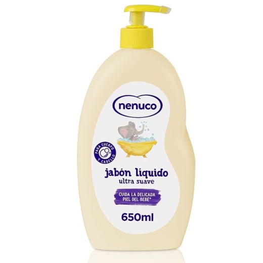 Gel Baño Bebe NENUCO Ultra Suave Piel Delicada 650 Ml | Borosa Market