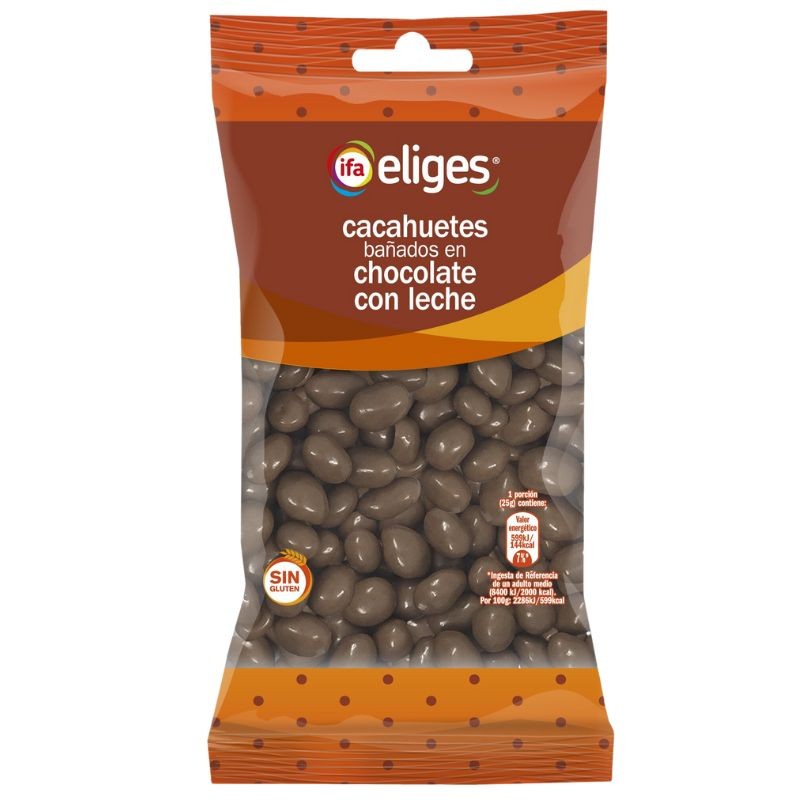 Cacahuete Choco Negro Leche  IFA 250 GR | Cash Borosa