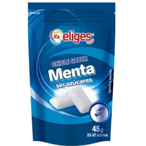 Chicle Menta S/Azucar Gragea IFA Bolsa 45Gr