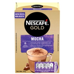 Cafe Soluble Capuccino Mocha Blanco NESCAFE 8 Sobres