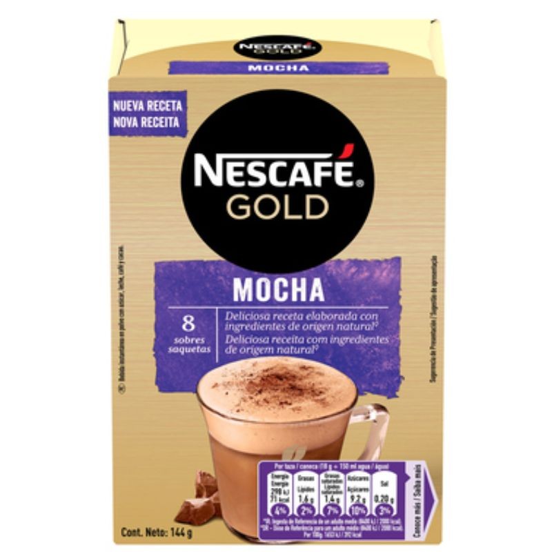 Cafe Soluble Capuccino Mocha Blanco NESCAFE 8 Sobres | Cash Borosa